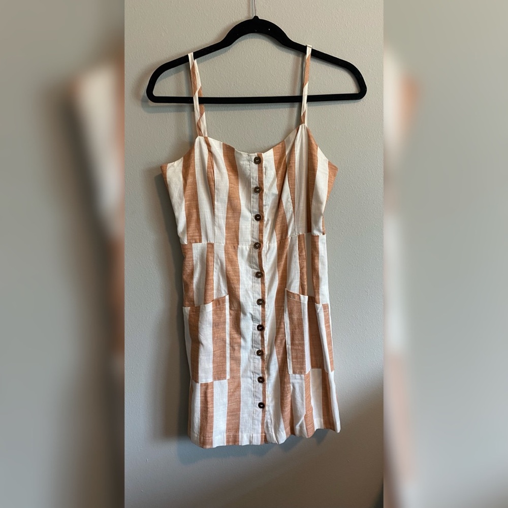 Stripped mini dress
